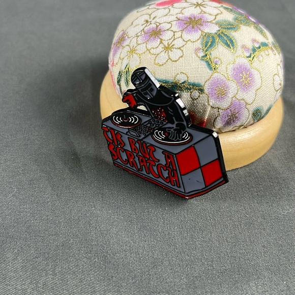 1.5 Inch Enamel Pin | The Black Knight DJ - Picture 2 of 4